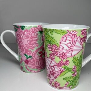 Lilly Pulitzer Microwavable Mugs-Set of 2